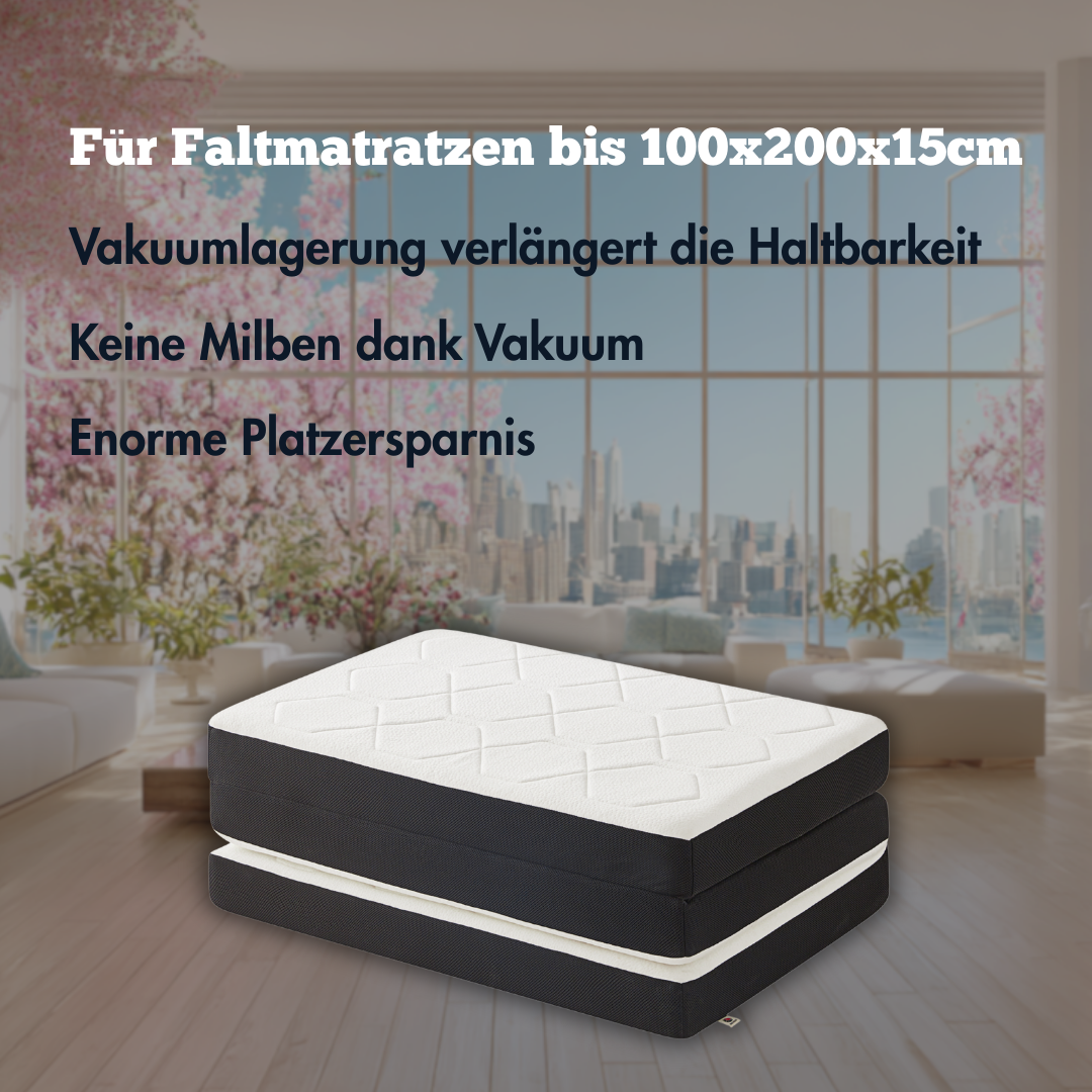 Vakuumtasche für Faltmatratzen