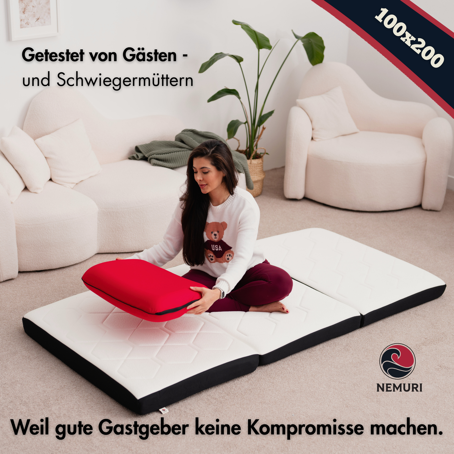 Faltmatratze im Set